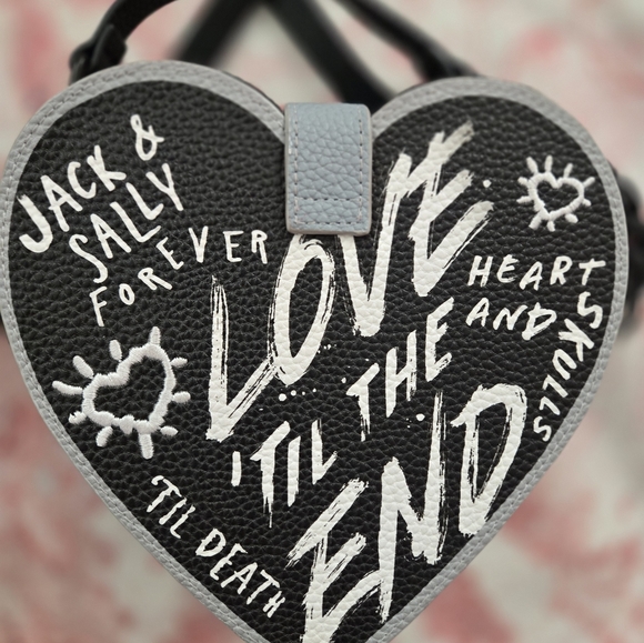 Heart-Shaped Nightmare Before Christmas Crossbody Bag - Picture 5 of 7